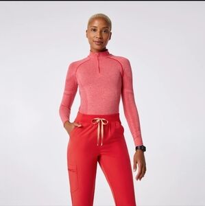 Hibiscus Salta Seamless - ¼ Zip